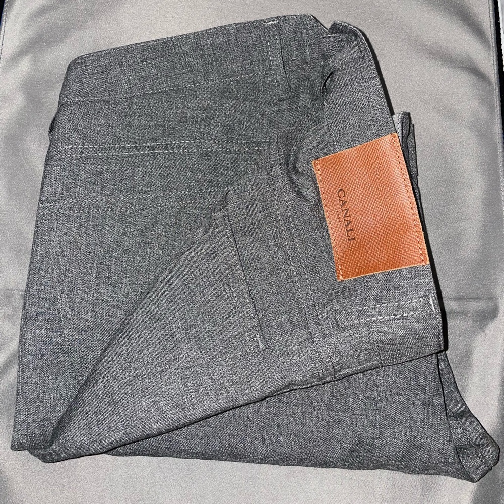 Canali 5 pocket casual pants. 34x29
